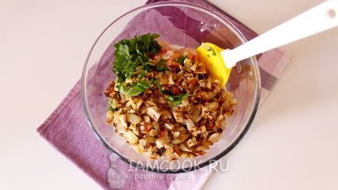 рубленые курино-грибные котлеты