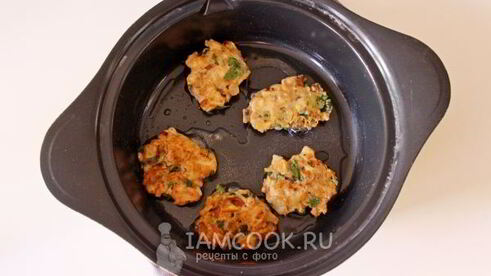 рубленые курино-грибные котлеты