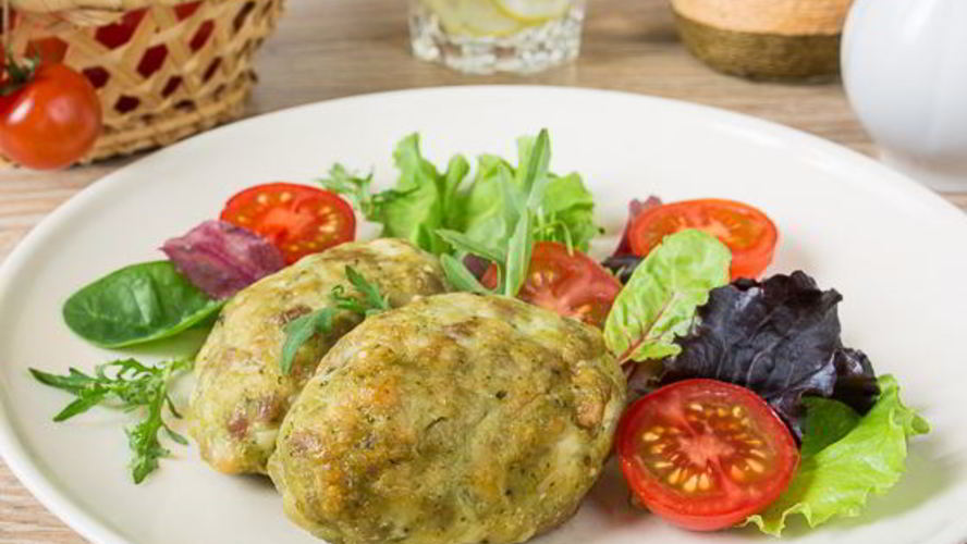 Рецепт запеченных куриных котлет с песто