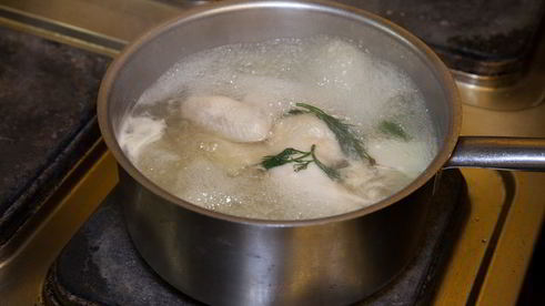 куриная лапша с опятами