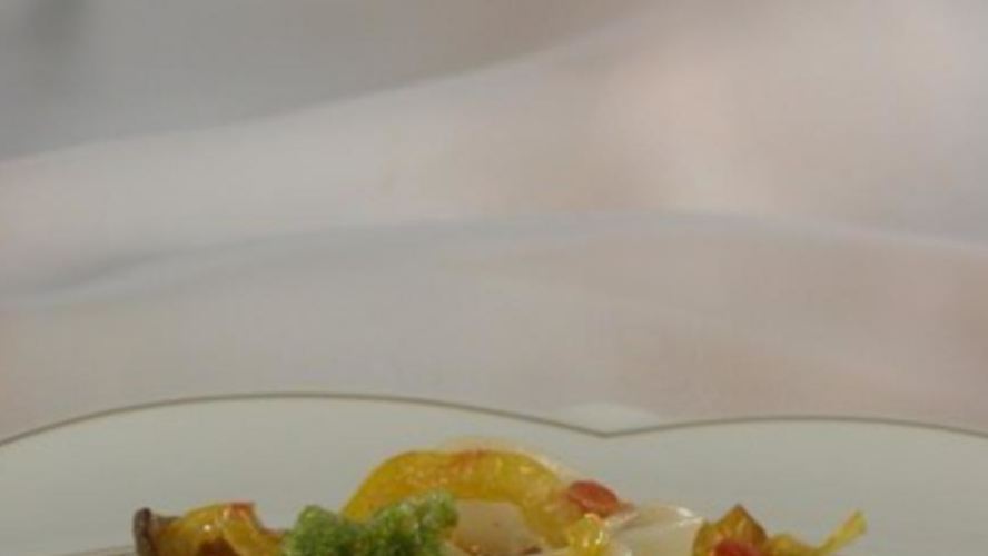 Рецепт лапши с вешенками и овощами