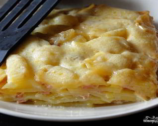 Картофельная лазанья