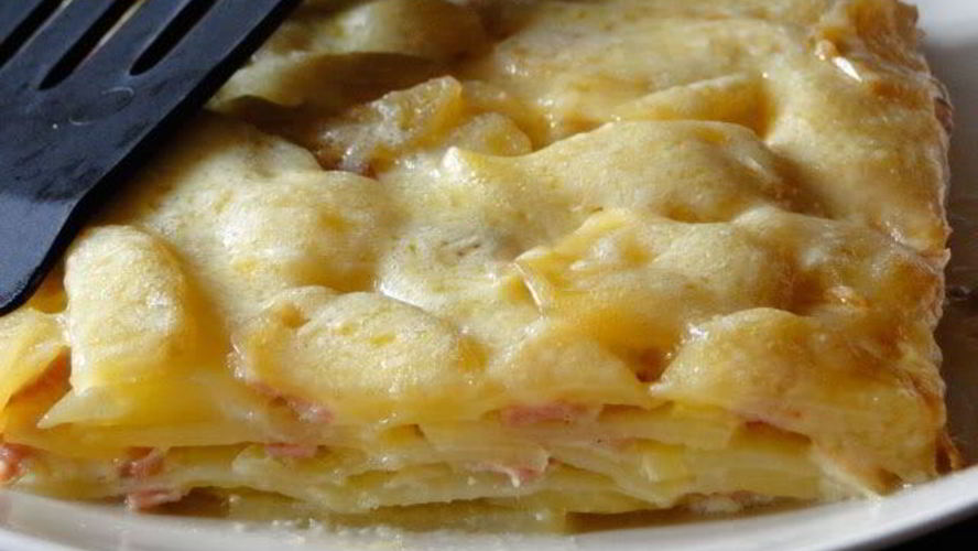 Рецепт картофельной лазанья