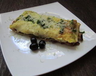 Лазанья грибная