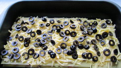 лазанья грибная