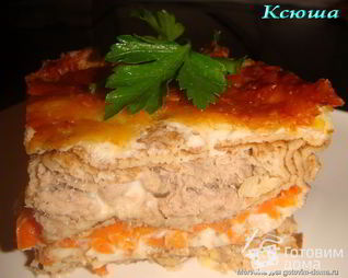 Лазанья из блинов