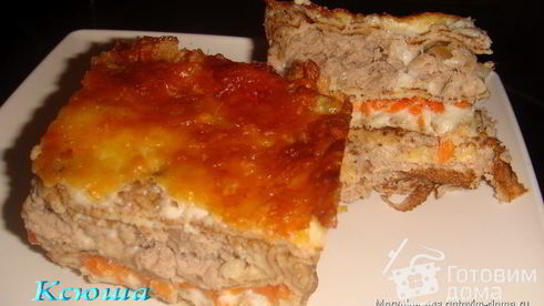 лазанья из блинов