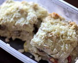 Лазанья из кабачков в мультиварке