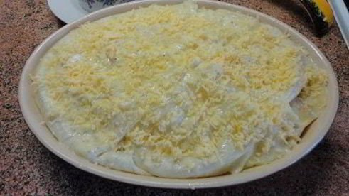 лазанья из капусты и свинины