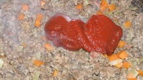 лазанья из лумакони с мясным соусом по-мексикански