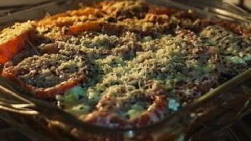 лазанья с баклажанами