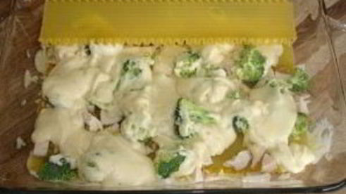 лазанья с брокколи