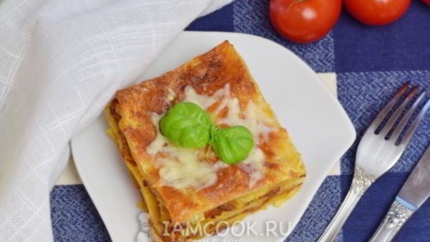 Рецепт лазаний с фаршема в духовке
