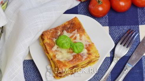 лазанья с фаршем в духовке