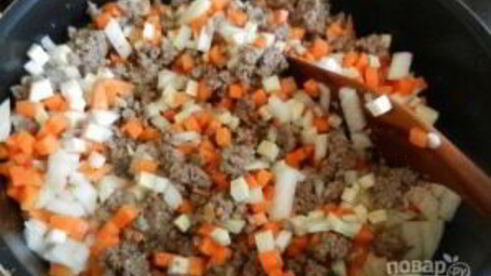 лазанья с говядиной и томатами