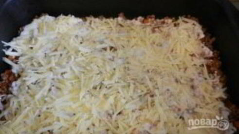 лазанья с говядиной и томатами