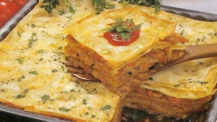 Рецепт лазаний с мясным фаршем и капустой