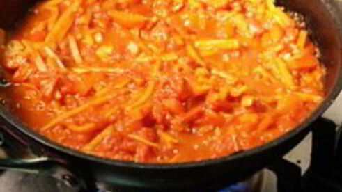 лазанья с мясом и овощами