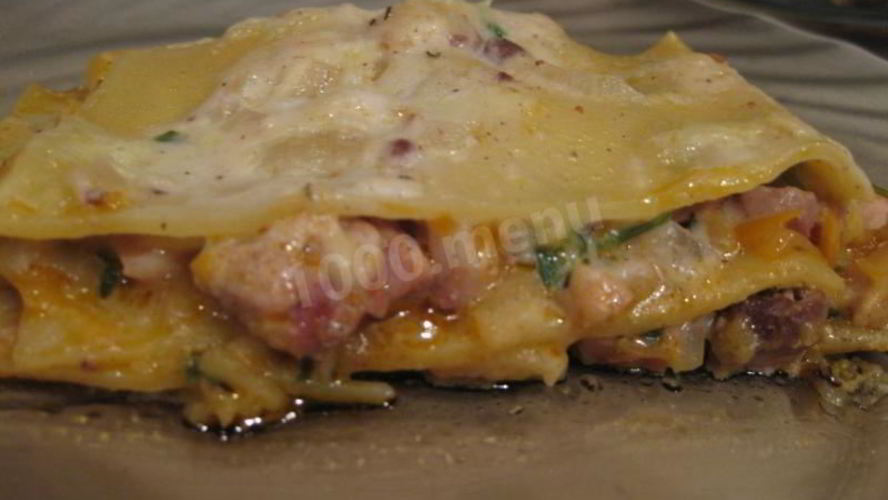 Рецепт лазаний с мясом