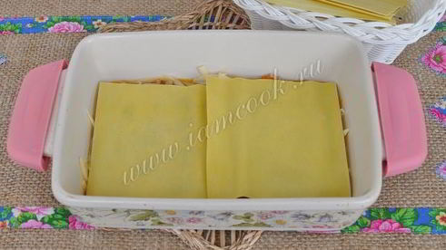 лазанья с патиссонами