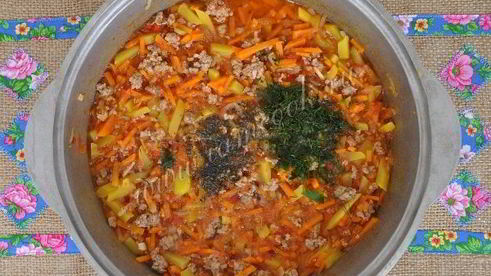 лазанья с патиссонами