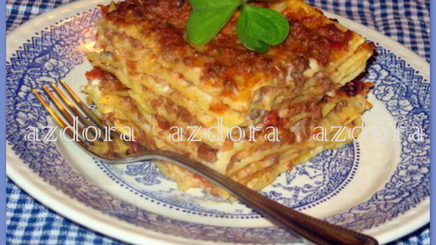 Рецепт лазаний с рагу