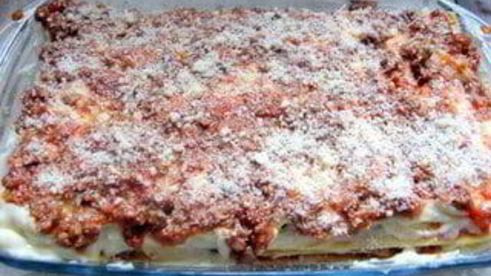 лазанья с рагу