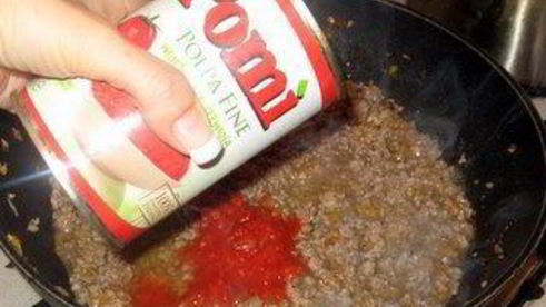 лазанья с рагу