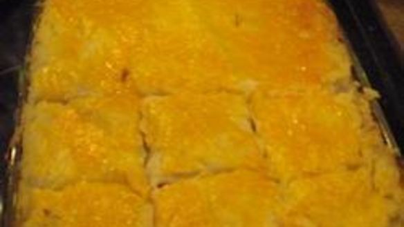 Рецепт Лазаний с сыром и картофельным пюре