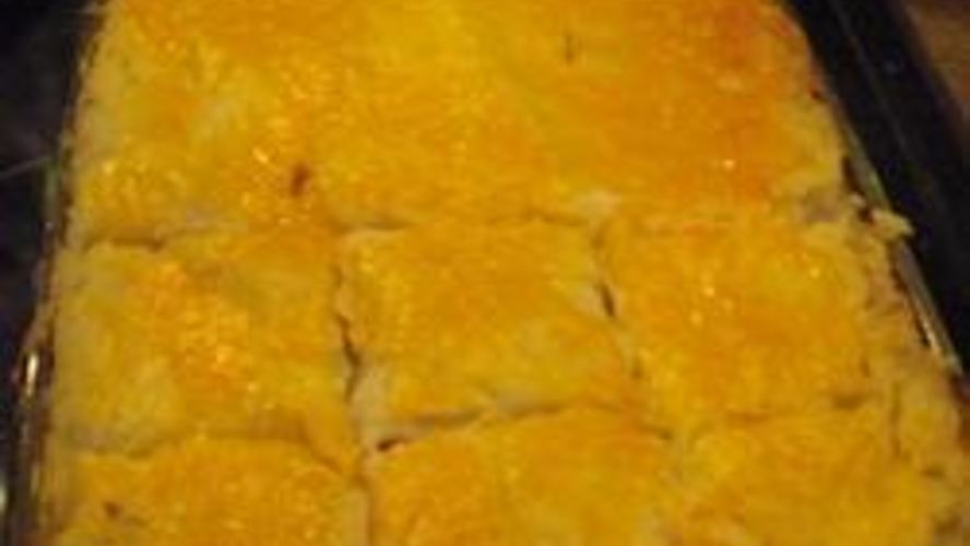 Рецепт лазаний с сыром и картофельным пюре