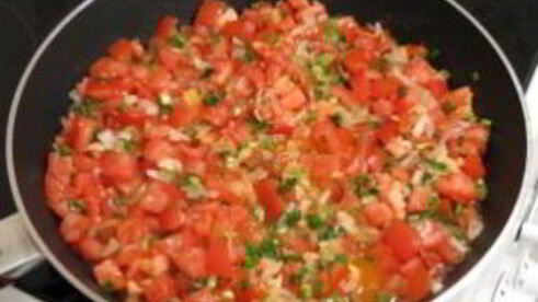 лазанья с сыром и ветчиной