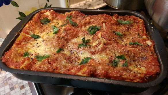 Рецепт Лазаний с сыром в томатном соусе Nik KoLas