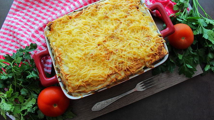 Рецепт лазаний с тертым картофелем