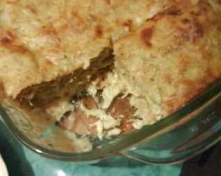 Лазанья с тунцом