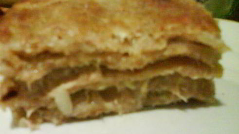 лазанья с тунцом