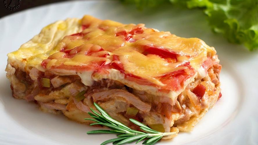 Рецепт лазаний с ветчиной