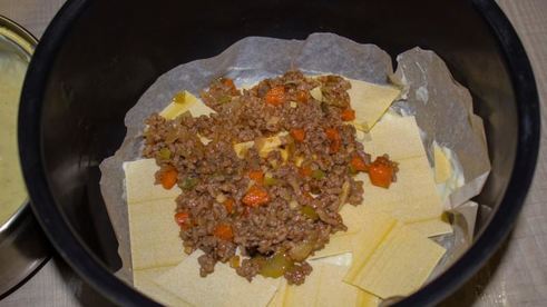 лазанья в мультиварке с фаршем