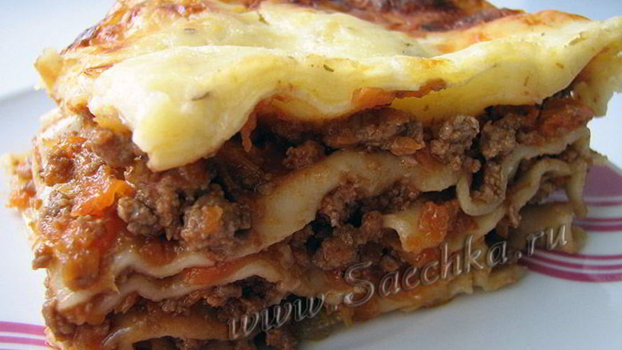 Рецепт лазаний в мультиварке