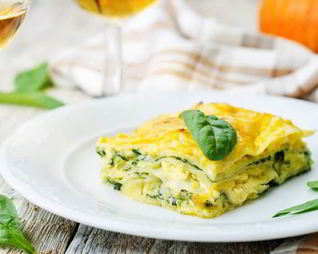 Овощная лазанья с рикоттой