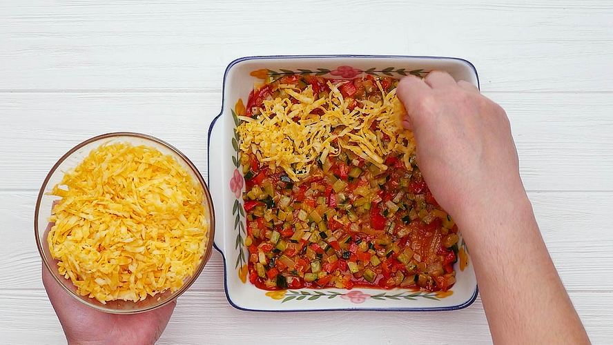 Рецепт овощной лазанья