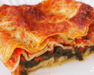 Постная лазанья