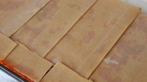 постная лазанья