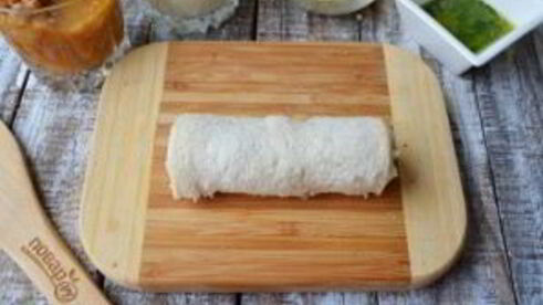 рулет лазанья в чесночном хлебе