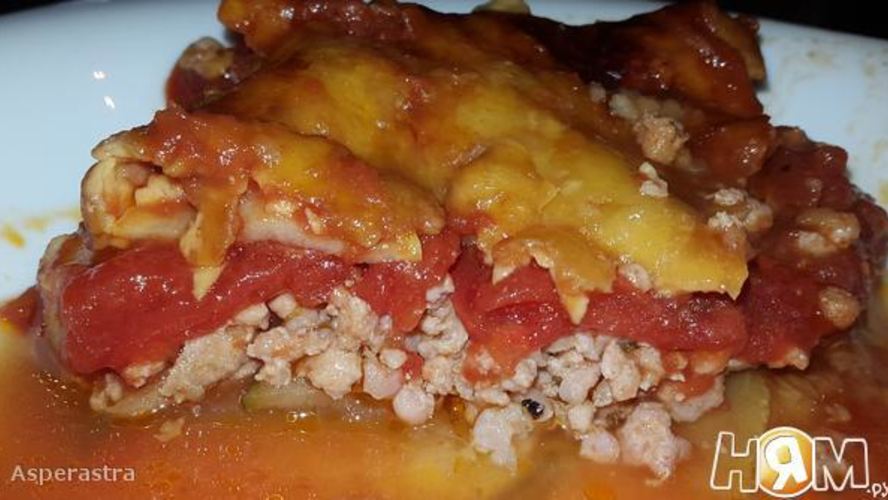 Рецепт цуккиньи с фаршем из кролика