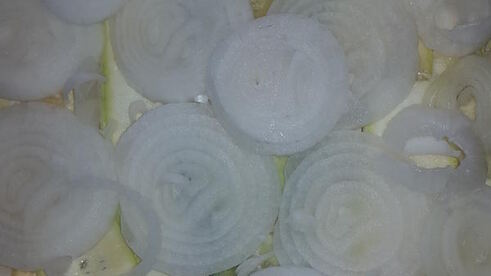 цуккинья с фаршем из кролика