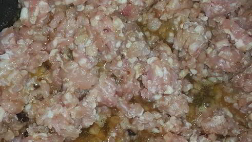 цуккинья с фаршем из кролика