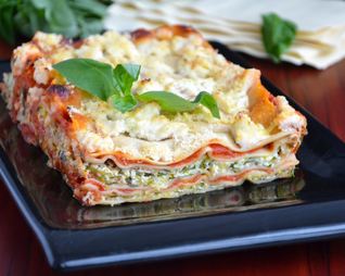 Вегетарианская лазанья