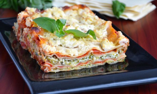 Вегетарианская лазанья