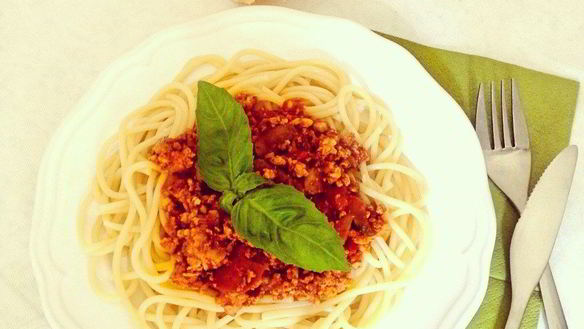 Рецепт Ароматных спагетти болоньезе