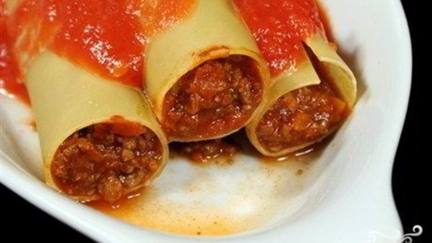 Рецепт каннеллонь с фаршем в мультиварке